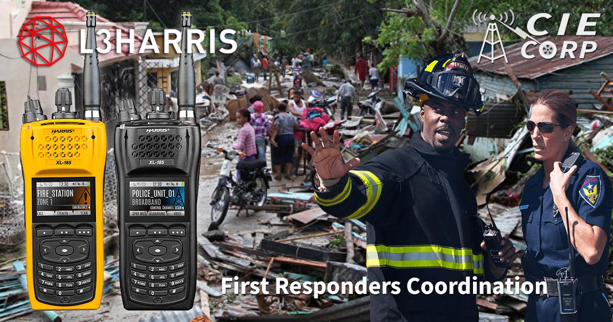 emergency rescue teams two-way radios