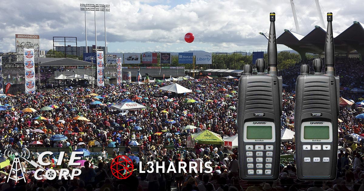 L3Harris Two-Way Radios Concert Security Teams